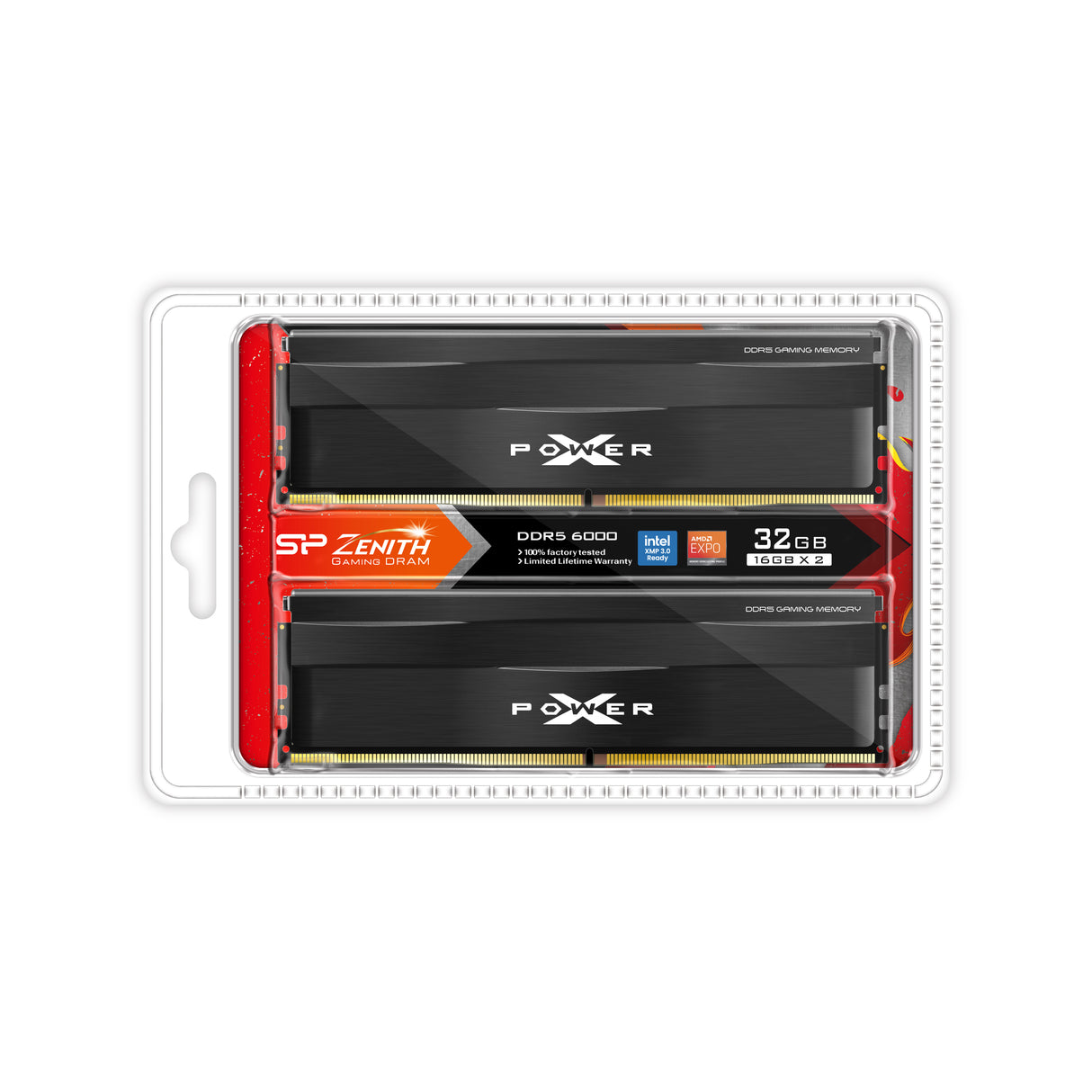 DDR5 UDIMM Zenith 6000MHz CL30 1.35V