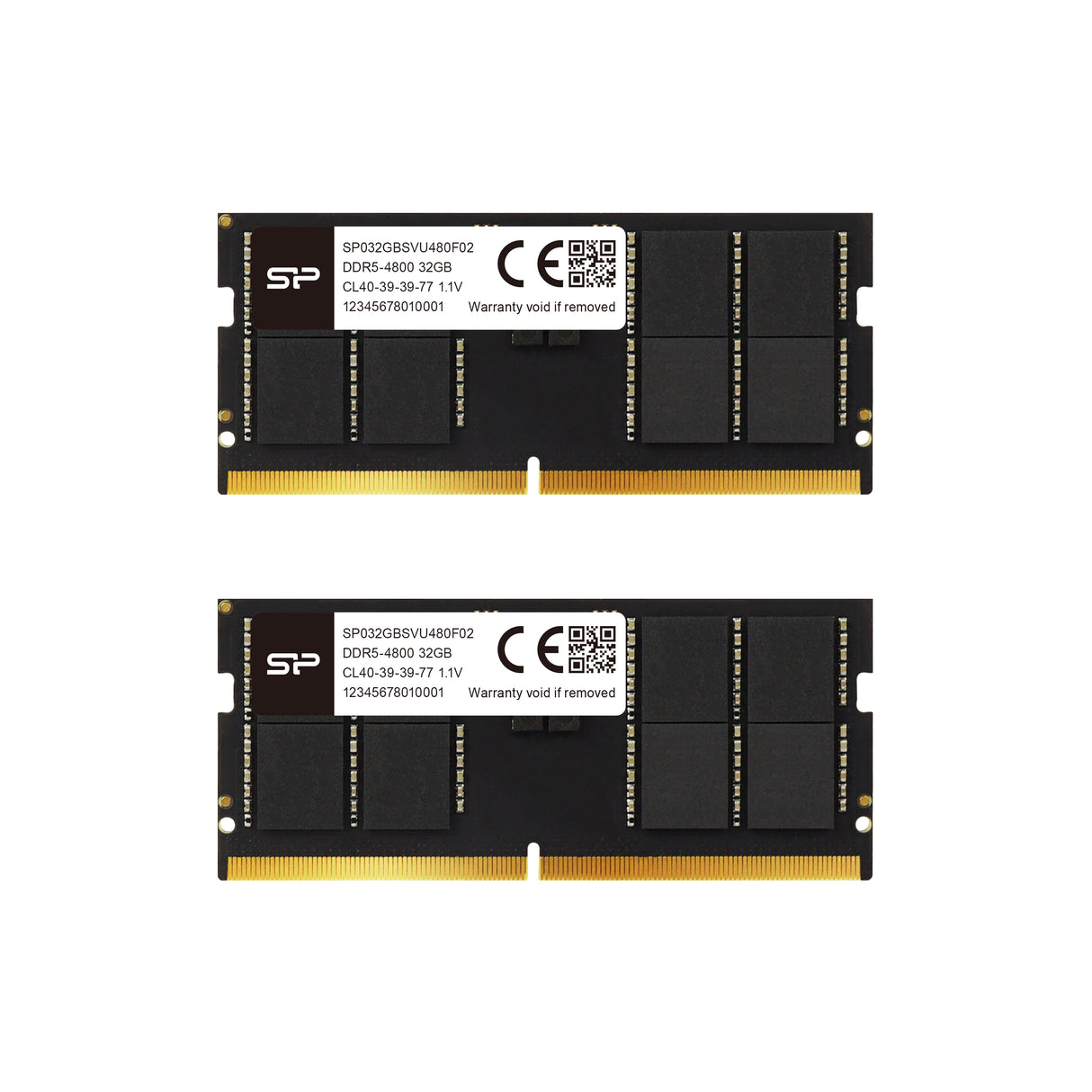 シリコンパワー DDR5 4800MHz (PC5-38400) 262ピン CL40 1.1V SODIMM ノートパソコン Non-ECC RAM コンピューターメモリ