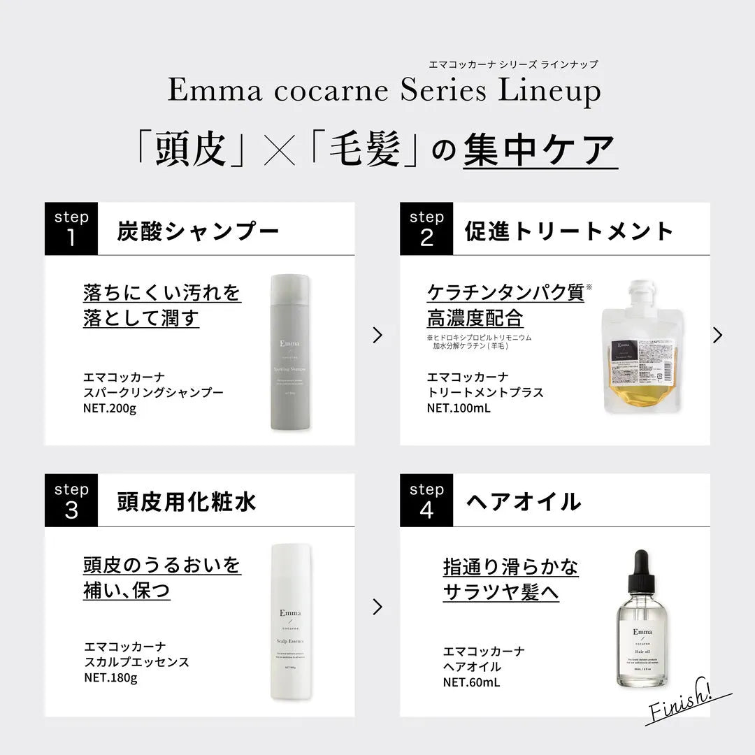 エマコッカーナ スパークリングシャンプー 炭酸シャンプー |Emma Cocarne