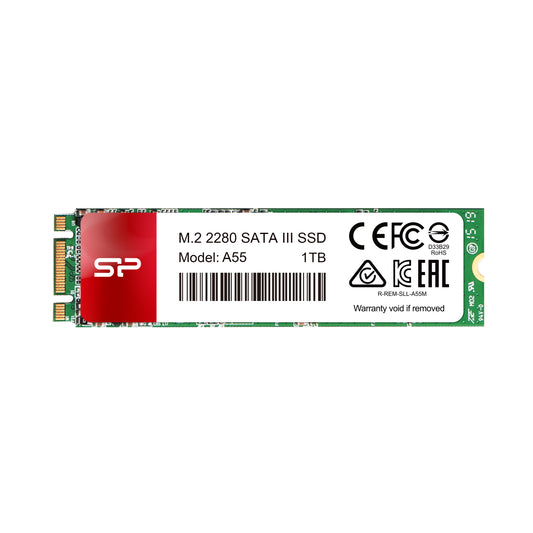 シリコンパワー SSD M.2 2280 3D TLC NAND採用  SATA III 6Gbps 3年保証 A55シリーズ