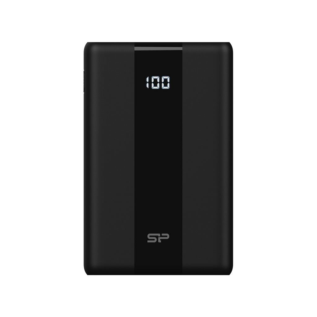 シリコンパワー モバイルバッテリー QP55 大容量10000mAh 急速充電 22.5W PD3.0 & QC3.0 USB Type-C出力/入力ポート 超軽量 薄型 持ち運び便利 2台同時充電 携帯充電器 iPhone&Android 充電対応 アウトドア/災害/緊急用の必携品