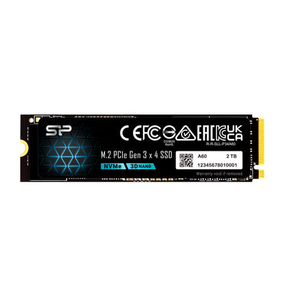 シリコンパワー M.2 2280 PCIe3.0×4 NVMe1.3 P34A60シリーズ