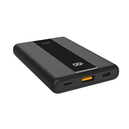 Silicon Power モバイルバッテリー QP55 大容量10000mAh 急速充電 22.5W PD3.0 & QC3.0 USB Type-C出力/入力ポート 超軽量 薄型 持ち運び便利 2台同時充電 携帯充電器 iPhone&Android 充電対応 アウトドア/災害/緊急用の必携品