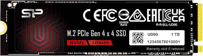 シリコンパワー 【超高速 ゲーミングSSD】M.2 2280 PCIe4.0×4 NVMe1.4 UD90シリーズ