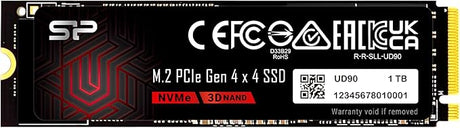 シリコンパワー 【超高速 ゲーミングSSD】M.2 2280 PCIe4.0×4 NVMe1.4 UD90シリーズ
