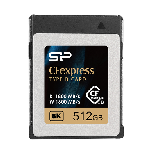 シリコンパワー CFexpress Type Bカード 読み取り最大1,800MB/s 最低持続書き込み820MB/s
