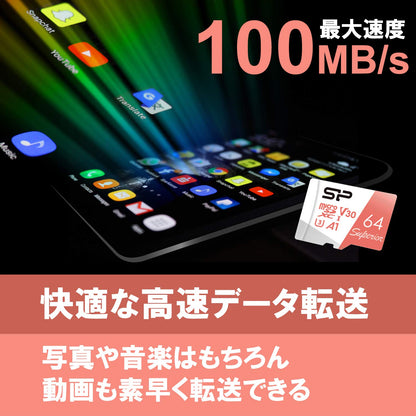 microSD カード【Nintendo Switch 動作確認済】4K対応 class10 UHS-1 U3 最大読込100MB/s 3D Nand