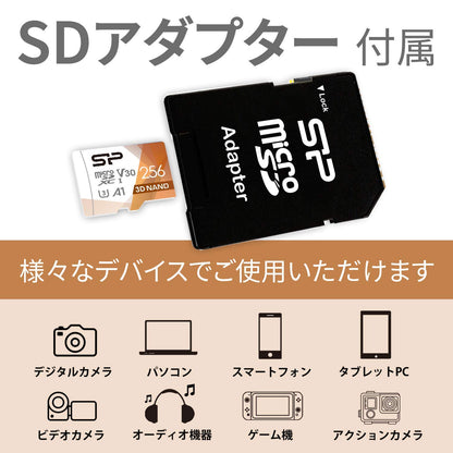 microSD カード【Nintendo Switch 動作確認済】4K対応 class10 UHS-1 U3 最大読込100MB/s 3D Nand