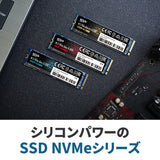シリコンパワー M.2 2280 PCIe3.0×4 NVMe1.3 P34A60シリーズ