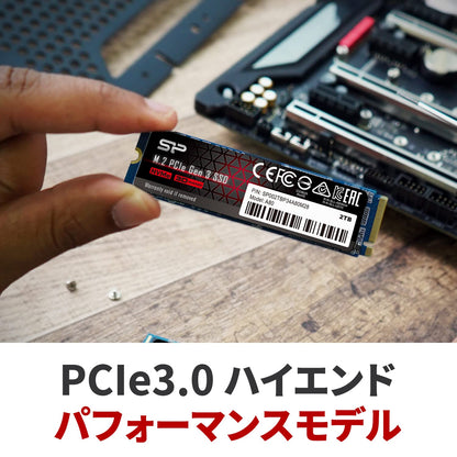 M.2 2280 PCIe3.0×4 NVMe1.3 P34A80シリーズ