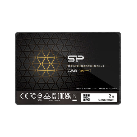 シリコンパワー 3D NAND SATA3 6Gbps 2.5インチ 7mm SLCキャッシュパフォーマンスブースト A58シリーズ