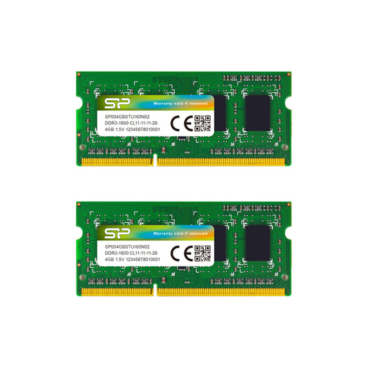 シリコンパワー ノートPC用メモリ DDR3 1600 PC3-12800 (16GB) 204Pin Mac 対応