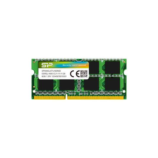 シリコンパワー ノートPC用メモリ 1.35V (低電圧) DDR3L 1600 PC3L-12800 204Pin