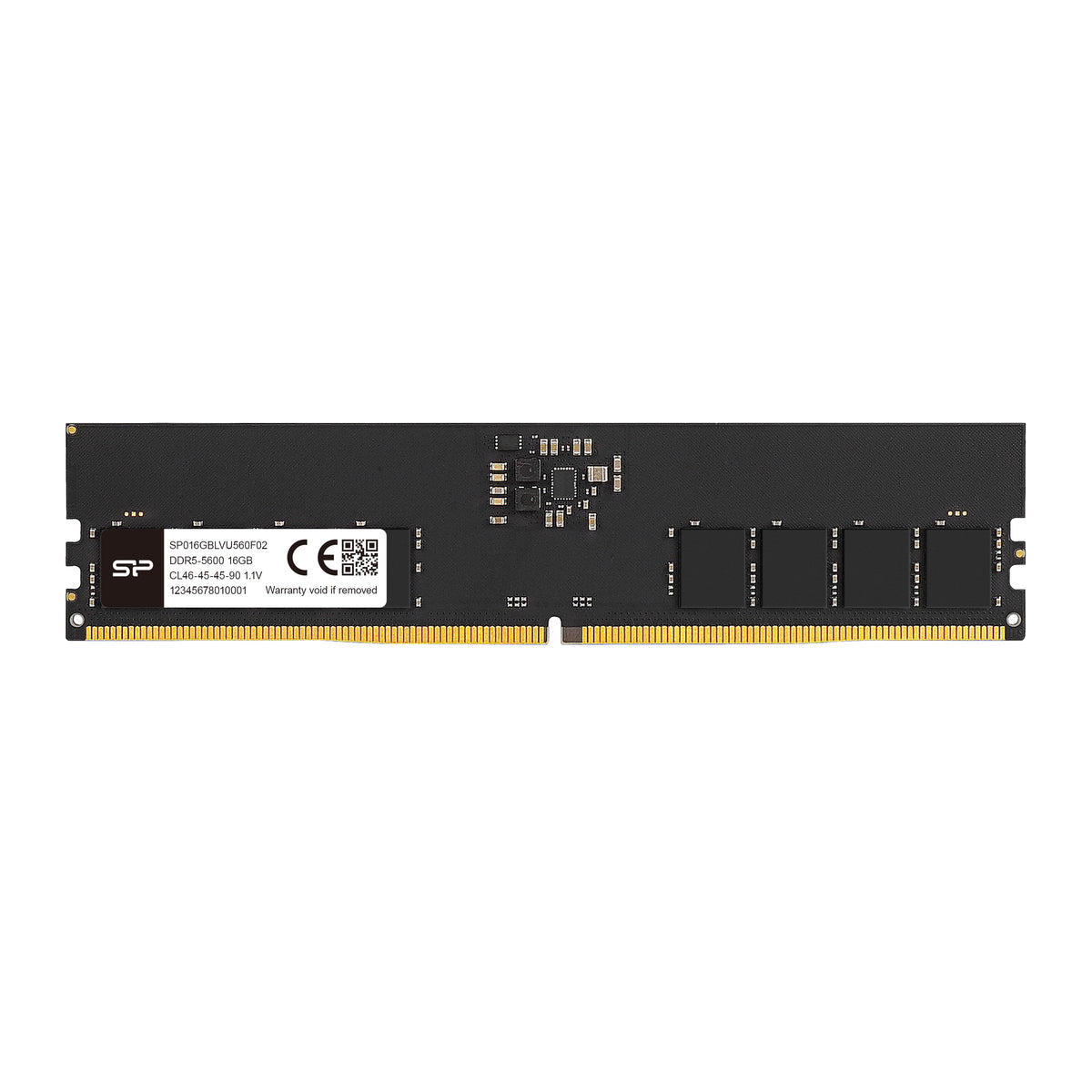 シリコンパワー DDR5  5600MHz (PC5-44800) 288ピン CL46 1.1V UDIMM Non-ECC デスクトップ RAM コンピューター メモリ