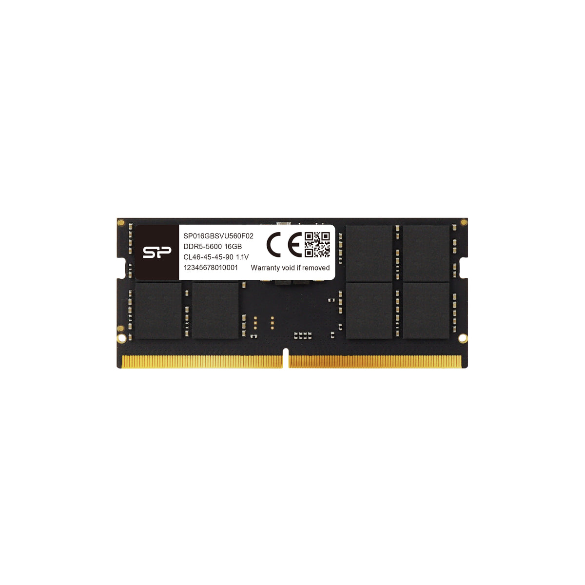 シリコンパワー DDR5-5600  5600MHz (PC5-44800) 262ピン CL46 1.1V SODIMM Non-ECC RAM コンピューター メモリ  DDR5