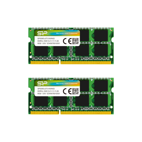 シリコンパワー ノートPC用メモリ 1.35V (低電圧) DDR3L 1600 PC3L-12800 204Pin