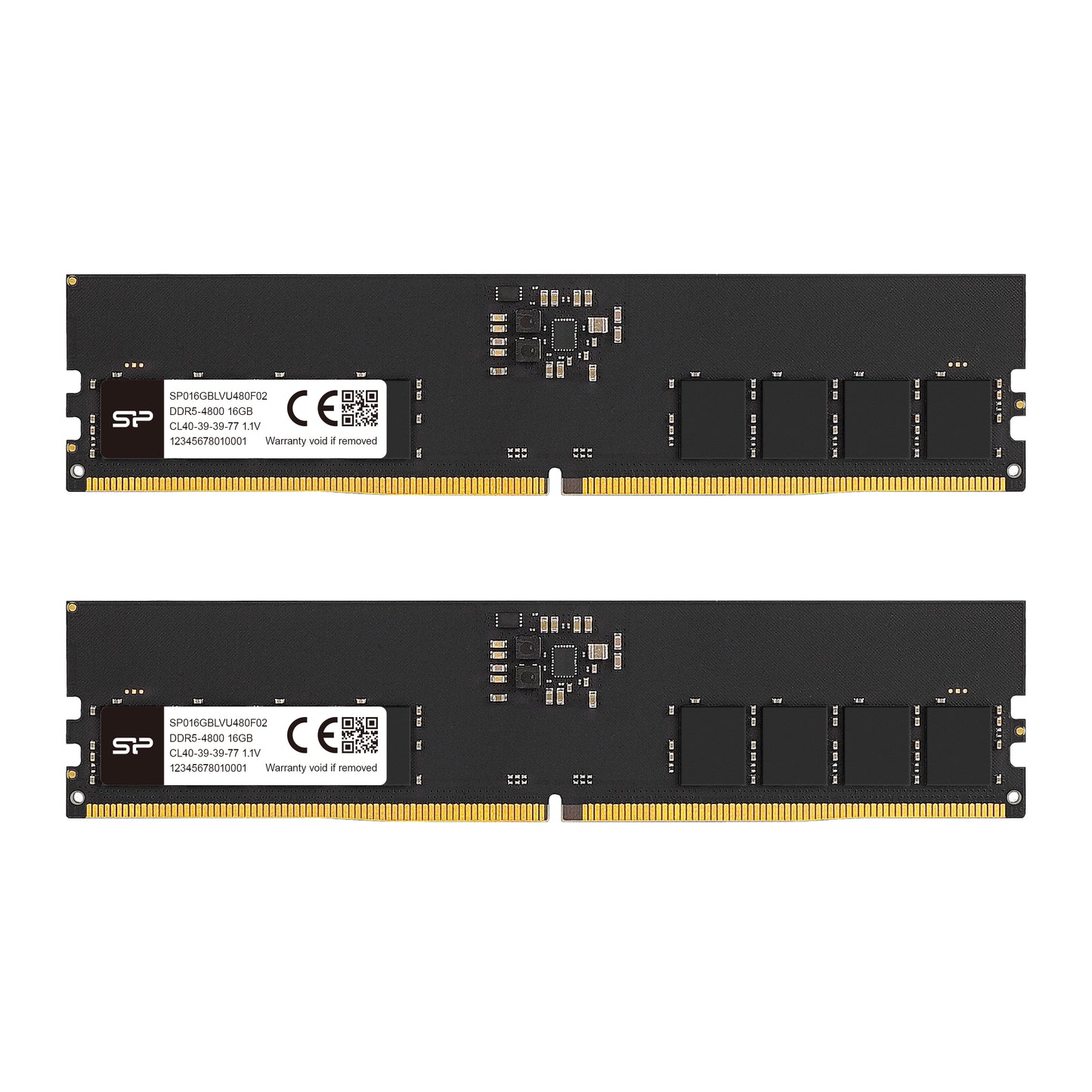 シリコンパワー DDR5  4800MHz (PC5-38400) 288ピン CL40 1.1V UDIMM Non-ECC デスクトップ RAM コンピューター メモリ