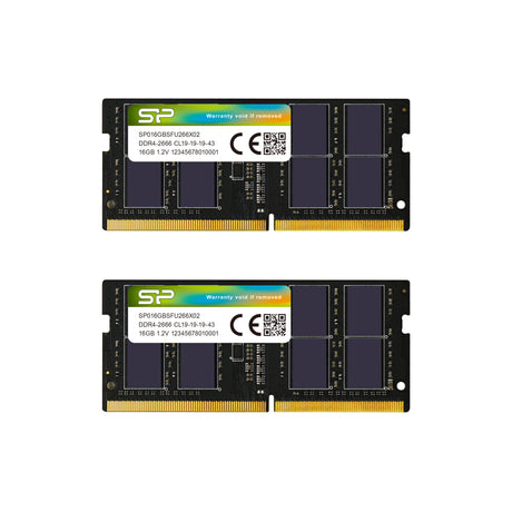 シリコンパワー ノートPC用メモリ DDR4-2666(PC4-21300) 260Pin 1.2V CL19 Mac対応