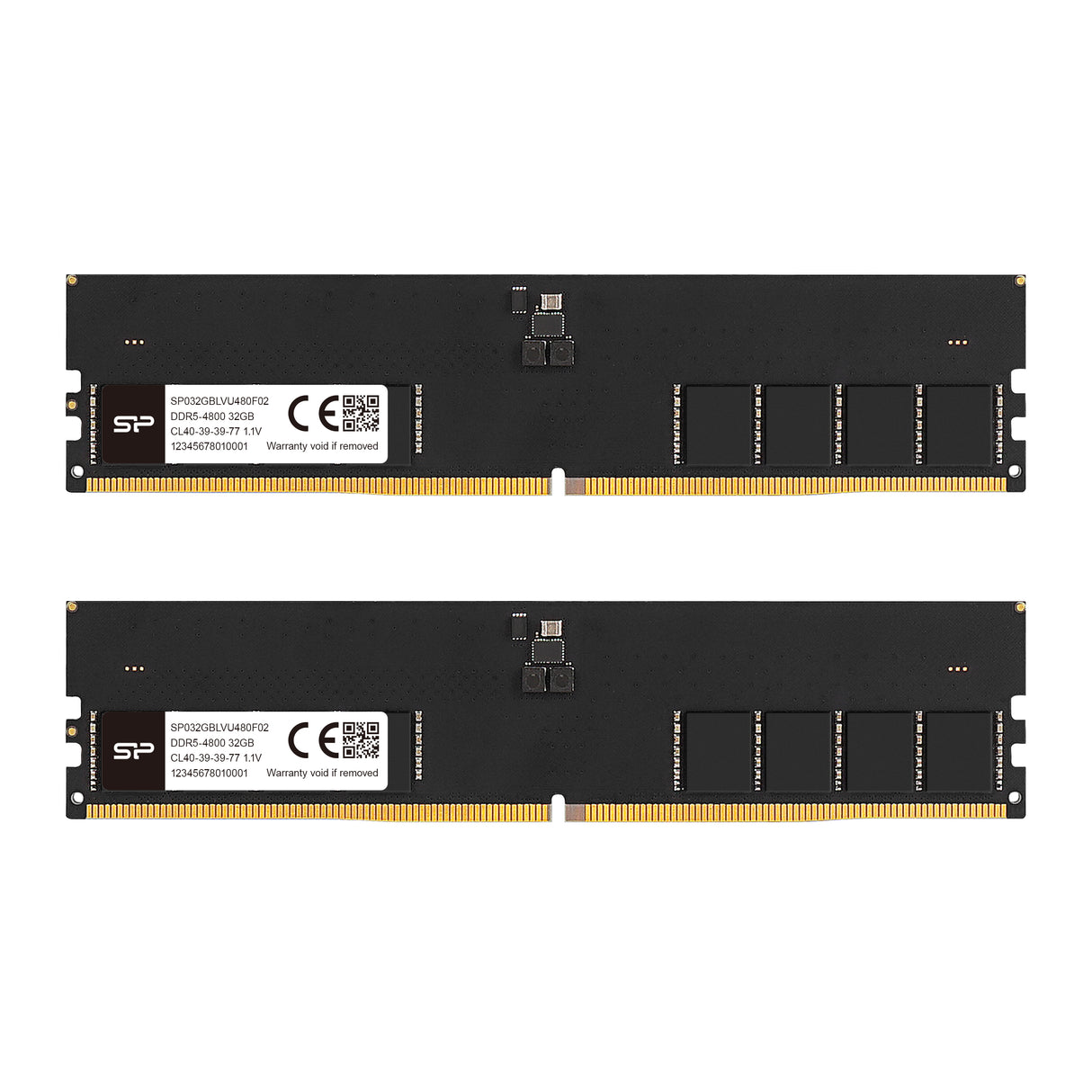シリコンパワー DDR5  4800MHz (PC5-38400) 288ピン CL40 1.1V UDIMM Non-ECC デスクトップ RAM コンピューター メモリ