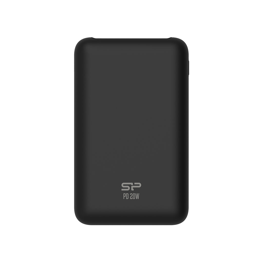 シリコンパワー モバイルバッテリー 10000mAh 20W急速充電 PD20W/QC3.0 USB-A to USB-Cケーブル1本付属 最大3台同時充電可能 QP58