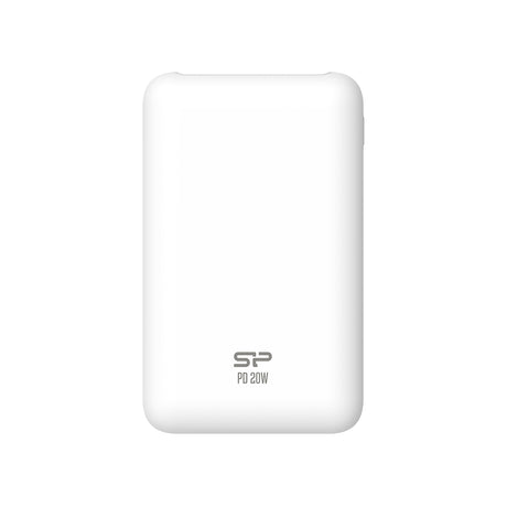 シリコンパワー モバイルバッテリー 10000mAh 20W急速充電 PD20W/QC3.0 USB-A to USB-Cケーブル1本付属 最大3台同時充電可能 QP58
