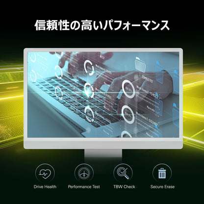 M.2 2280 PCIe4.0×4 NVMe1.4 US75シリーズ
