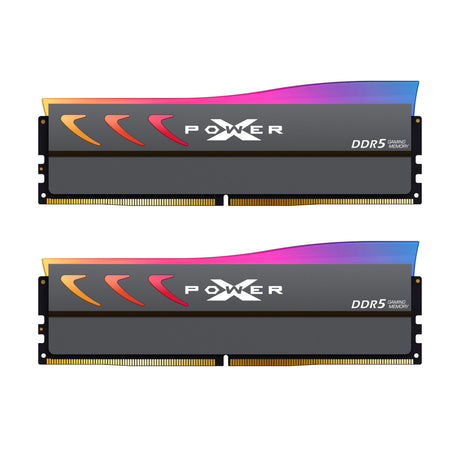 シリコンパワー DDR5 Storm RGB 6000MT/s (PC5-48000) 288ピン CL36 1.35V UDIMM デスクトップメモリモジュール RAM