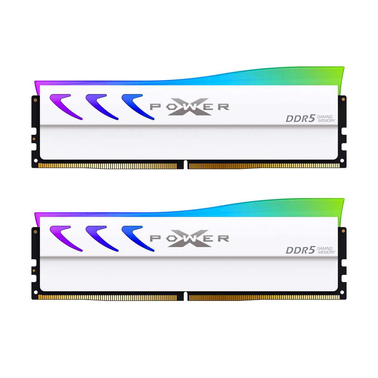 シリコンパワー DDR5 Storm RGB 6000MT/s (PC5-48000) 288ピン CL36 1.35V UDIMM デスクトップメモリモジュール RAM