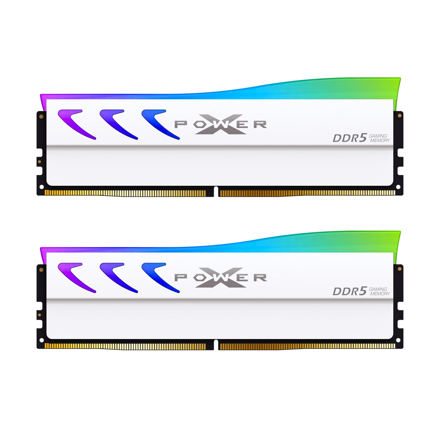 シリコンパワー DDR5 Storm RGB 6000MT/s (PC5-48000) 288ピン CL36 1.35V UDIMM デスクトップメモリモジュール RAM