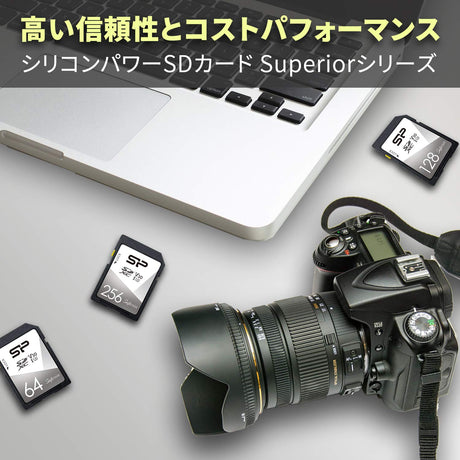 シリコンパワー SDカード UHS-I U3 V30 4K 対応 Class10 最大転送速度 100MB/s 5年保証