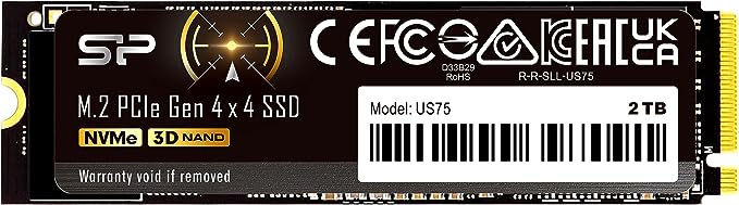 M.2 2280 PCIe4.0×4 NVMe1.4 US75シリーズ