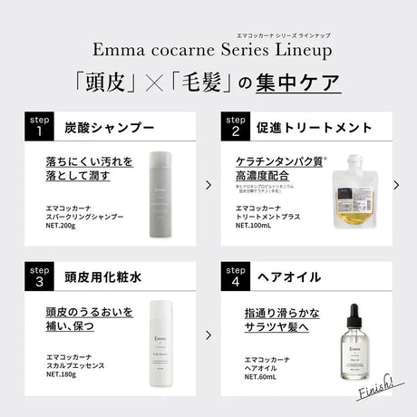 エマコッカーナ スパークリングシャンプー 炭酸シャンプー ｜Emma Cocarne